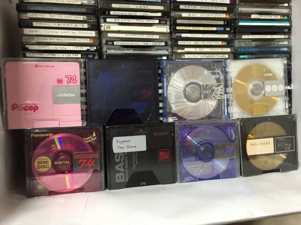 217枚録音済みMDディスク大量まとめ80minSONY・ビクターなど
