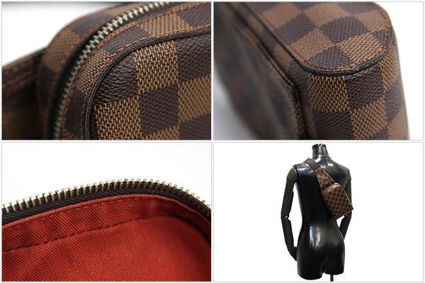 ルイヴィトン ボディバッグ ダミエ ジェロニモス N51994 エベヌ