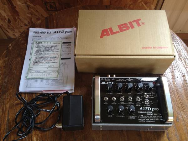 ALBIT アルビット A1FD pro 真空管プリアンプ D.I エフェクター 楽器