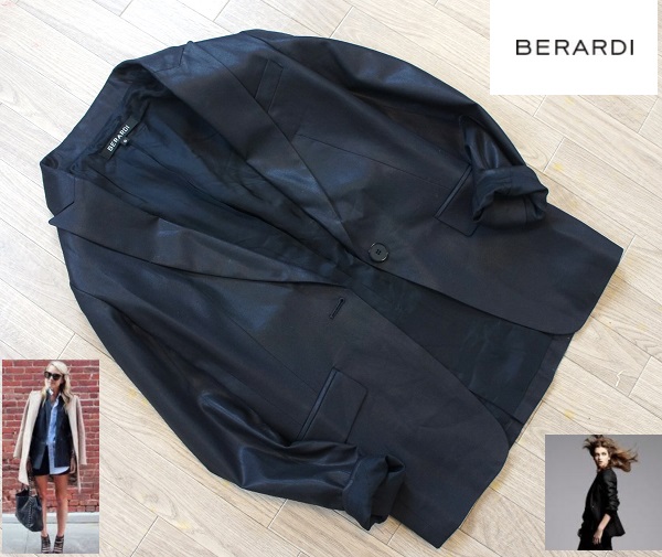 BERARDIベラルディレザー/チェスターテーラードJK/126