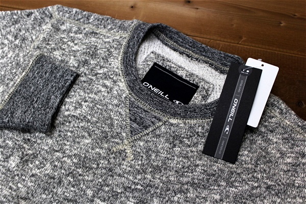 ★ONEILL メンズ ニット トレーナー 灰[634017-GRY-M]三