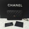 シャネル ノベルティ 長財布 チェーンウォレット キャビアスキン