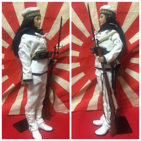 1/6 大日本帝国海軍上海特別陸戦隊女性兵士 日本軍フィギュア