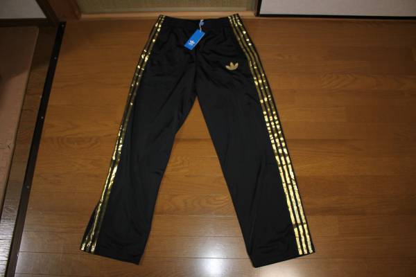 新品アディダスオリジナルスファイヤーバードジャージパンツS金