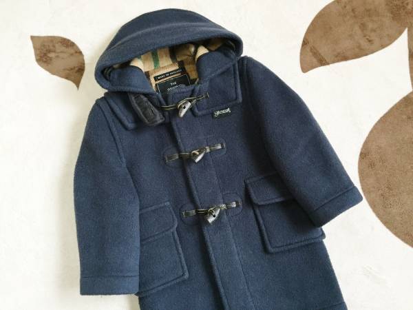 希少 子供用 size4 英国製 GLOVERALL ダッフルコート/バブアー