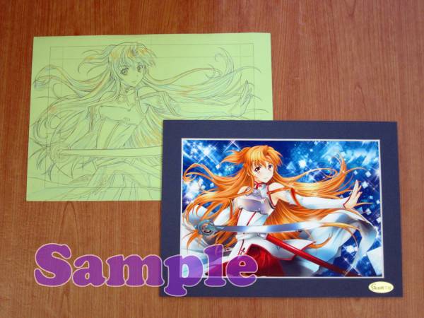 【玄色館】GEN画工房-「SAO/アスナ・A」LO原画付き
