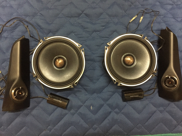 美品20アルファード用 ＤＤＬ-Ｒ１７０Ｓツイーター埋め込み加工