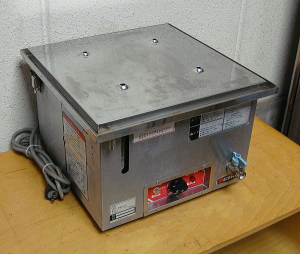 中古店舗用エイシン卓上100V電気スチーマー蒸し器/蒸籠用セイロ 業務用