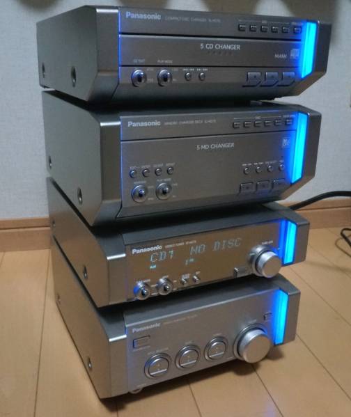 Panasonic SC-HD75MD CD/MDコンポ 5CD/5MDチェンジャー 本体のみ(一般
