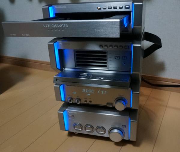 Panasonic SC-HD75MD CD/MDコンポ 5CD/5MDチェンジャー 本体のみ(一般