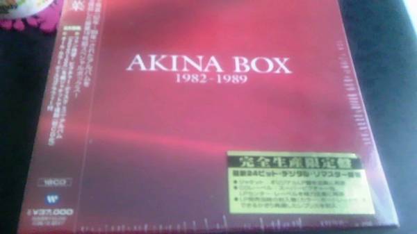 中森明菜 akina BOX 18枚組 新品 完全限定版