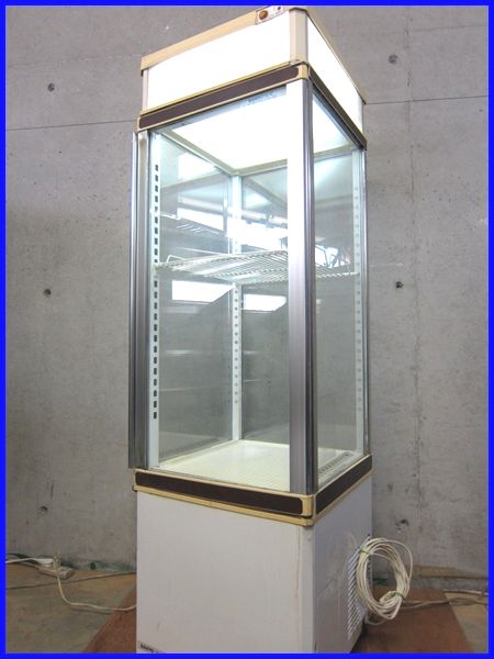 □サンヨー4面ガラス冷蔵ショ-ケ-ス/SSR-165BN☆美品！☆ ◇サンヨー