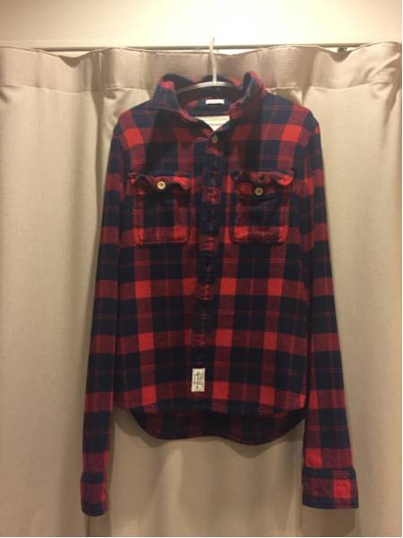 美品 USED アバクロ チェック ネルシャツ 厚手 ジャケット