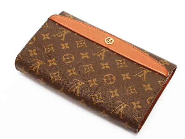 1円 ヴィトン セカンドバッグ モノグラム メンズ ビジネス 革