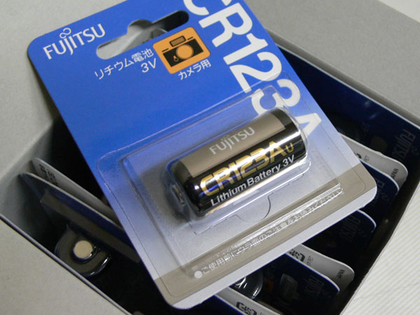 送料無料♪国内一流メーカー リチウム電池◆CR123A◆50個