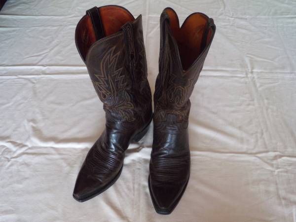 ◇◇Lucchese ルケ-シ- ウエスタンブーツ 9，5EE 27，5cm 牛革◇◇