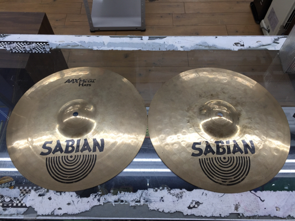 SABIAN METAL HATS 14インチ トップ・ボトム セット