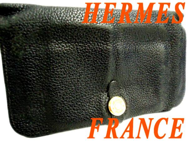 定価27万 仏製◆エルメスHERMES ドゴンGM レザー財布