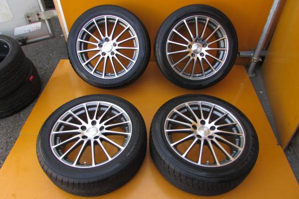 215/50BSECOFORMU綺麗17×7Jオフ45プリウスαイプサム.ジェイド