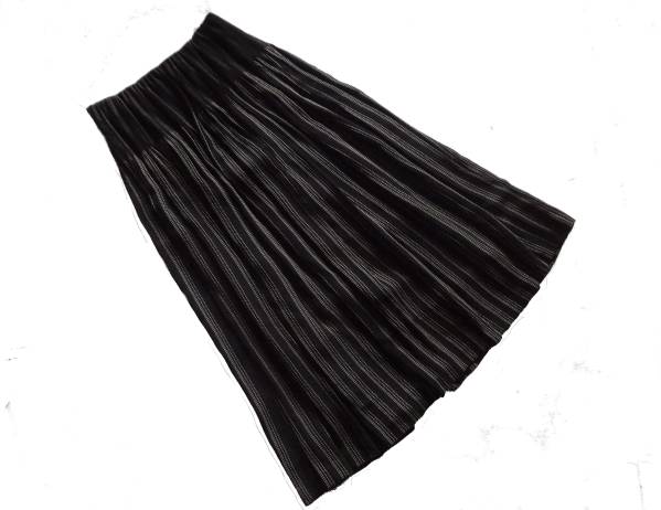 新品★クリスチャンオジャール スカート黒縞 ★42120円