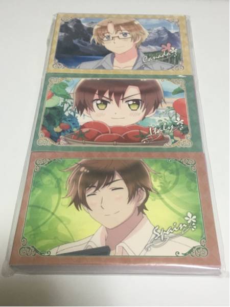 ヘタリア ミニメモ3冊セット 「スペイン・ロマーノ・カナダ」