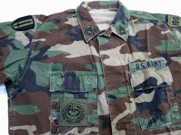 90's 米軍実物 ウッドランドカモ ジャケット M/ビンテージ 迷彩
