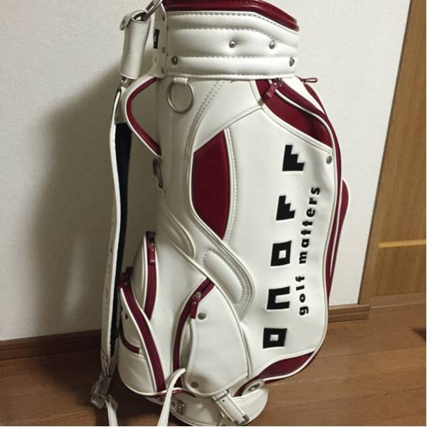 レアモデル 美品 オノフ ONOFF キャディバック ホワイト