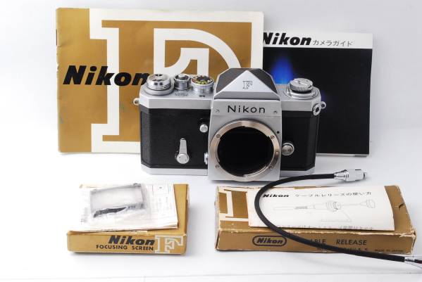 ★美品★Nikon ニコン F アイレベル シルバー ボディ ★付属品★