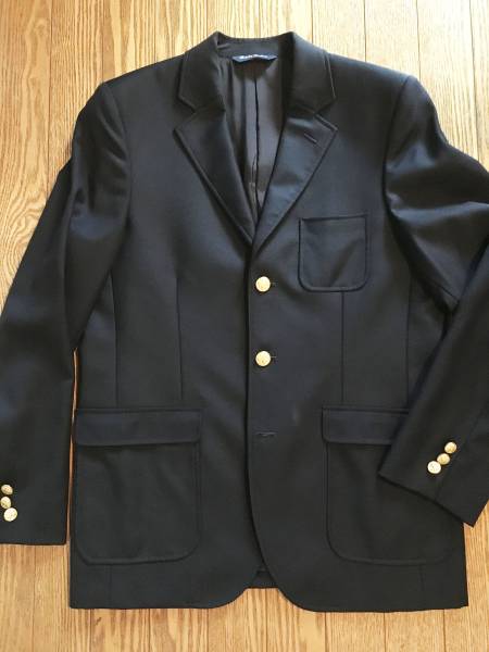 未使用級⭐️Brooks Brothers ロロピアーナ 紺ブレ 金ボタン M ブルックスブラザーズ 紺ブレ Brooks Brothers ロロピアーナ - ⁄ 美品