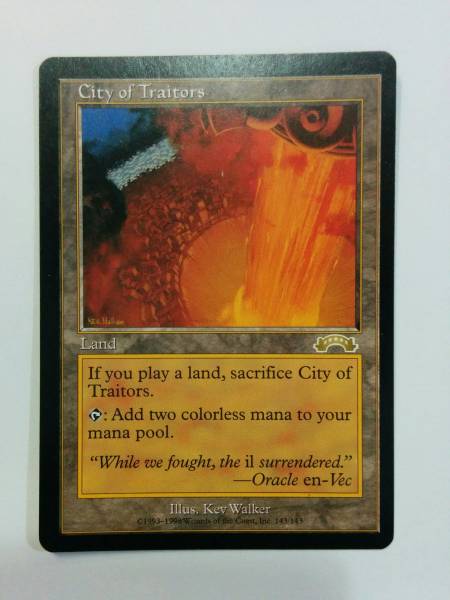 裏切り者の都/City of Traitors mtg 3枚セット 裏切り者の都」の落札相場・落札価格 - Yahoo!オークション 裏切り者の