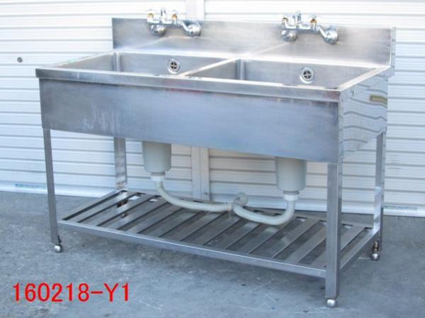 中古 2槽シンク 業務用 2026年最新Yahoo!オークション ステンレス 