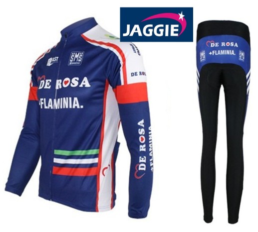 自転車ウェアA13サイクルジャージセット長袖ビブ/裏起毛選択可