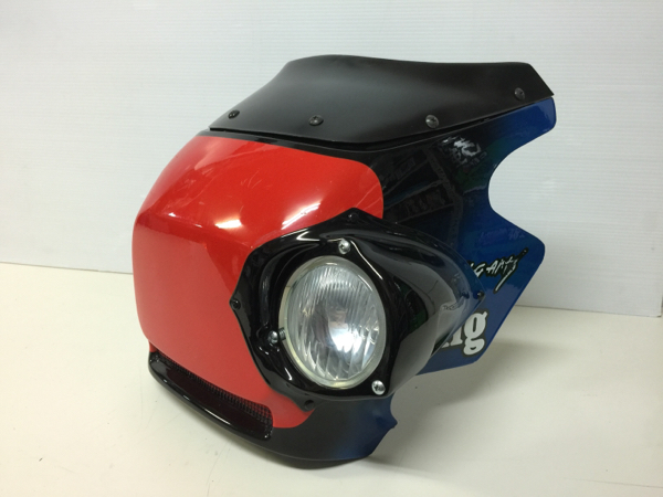 希少zrx400マジカルレーシング製耐久カウル、ライト、スクリーン