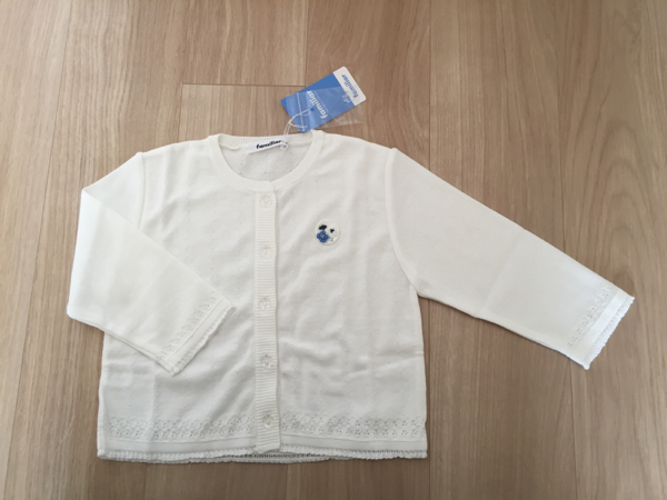 新品タグ付き ファミリア カーディガン 120