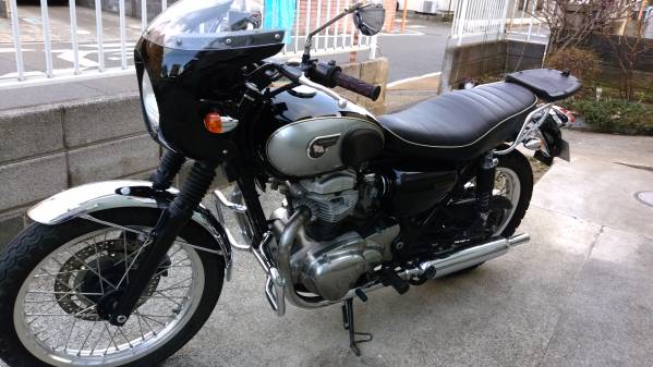 【個人出品】カワサキ　W650　ライトカスタム　走行少なめ
