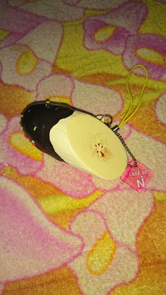 スクイーズ CAFE DE N やわらか チョコバナナ マスコット