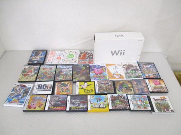 PS2 本体 ゲームソフト 大量まとめ売り PS3 PS4 Wii DS 3DS 処分 任天堂Wii，DS，PS2他 本体，ソフト マリオ，ドラクエ等[梱0.4