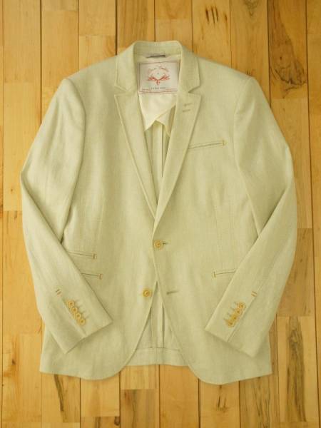 B5124未使用*ザラマンZARAMAN*リネン混/テーラードジャケット