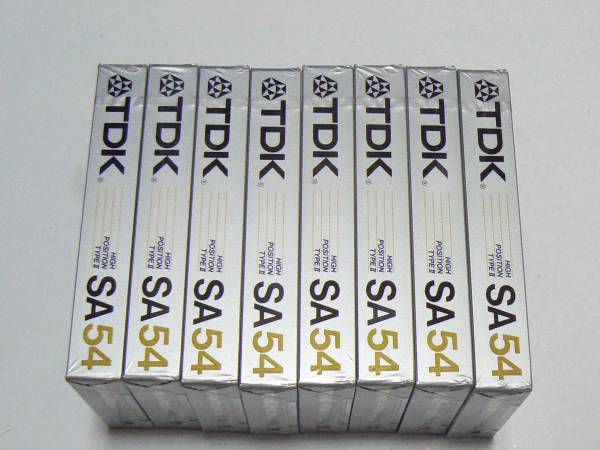 新品　TDK SA54 ハイポジション 8本　