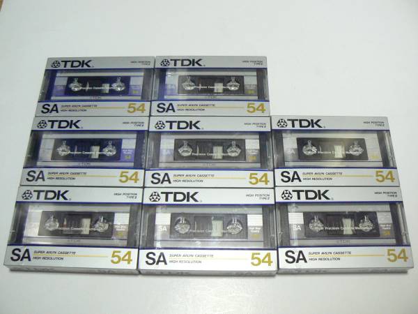 新品　TDK SA54 ハイポジション 8本　