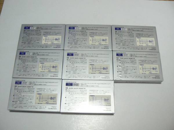 新品　TDK SA54 ハイポジション 8本　