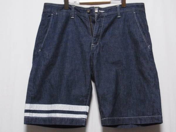 桃太郎ジーンズ 出陣 デニムハーフパンツ ショーツ W36 桃太郎ジーンズ 