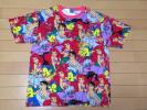 新品 ディズニー TDR リトルマーメイド 総柄 シャツ LL アリエル