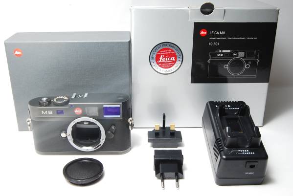 超極上☆Leica ライカ M8 ブラック 元箱・付属品充実☆682 カメラ