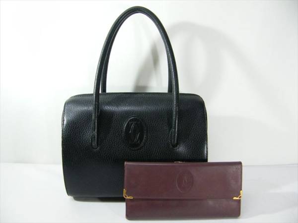 □□Cartier カルティエ ハンドバッグ＆長財布 2点セット□□ Cartier 