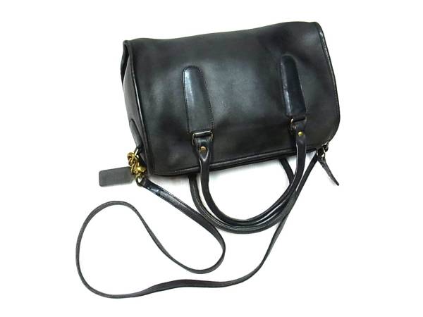 *USA製*オールドコーチボストンショルダー２way*グローブレザー