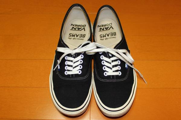 【VANS×BEAMS】AUTHENTIC BLACK 8 ビームスコラボ USED