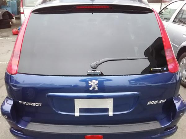 プジョー　206　ＳＷ　2ＥＫＮＦＵ　リアゲート　ＥＧＥ