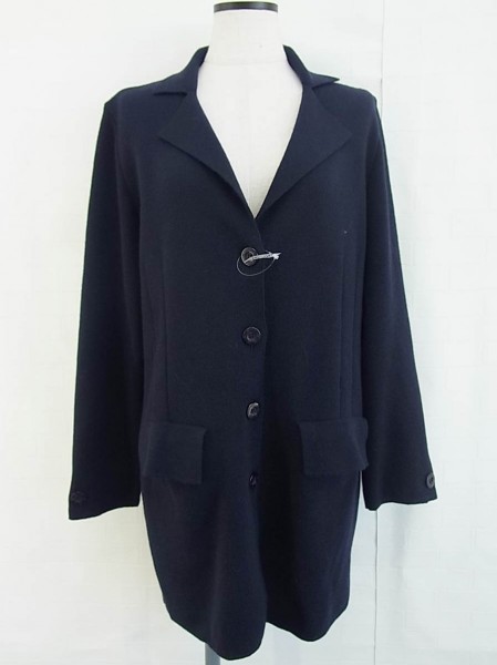 CARINE カリーヌ レディース ニット コート 2 紺*31793 UNIQLO - ※傷 