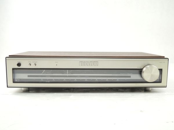 ジャンク LUXMAN FM ステレオ チューナー T-110 音響 O1779834 良品